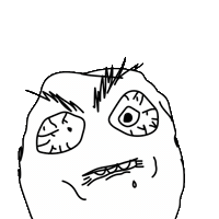 Angry Rage Face Sticker by Rageguy
