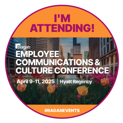 Chicago Employee Sticker by Ragan Communications