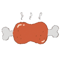 Meat 肉 Sticker