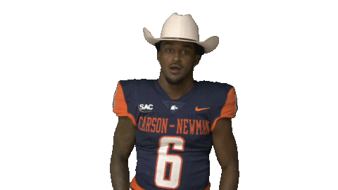Clap Hat Sticker by Carson-Newman Athletics