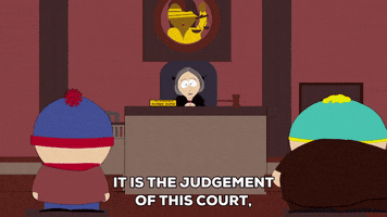 eric cartman court GIF by South Park 