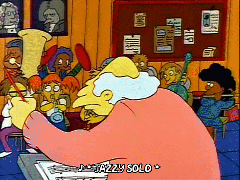 Conducting Lisa Simpson GIF by The Simpsons
