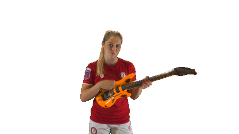 Bristol City Guitar Sticker by Barclays FAWSL