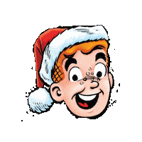 Santa Claus Christmas Sticker by Archie Comics