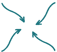 Pfeil Arrow Blue Sticker