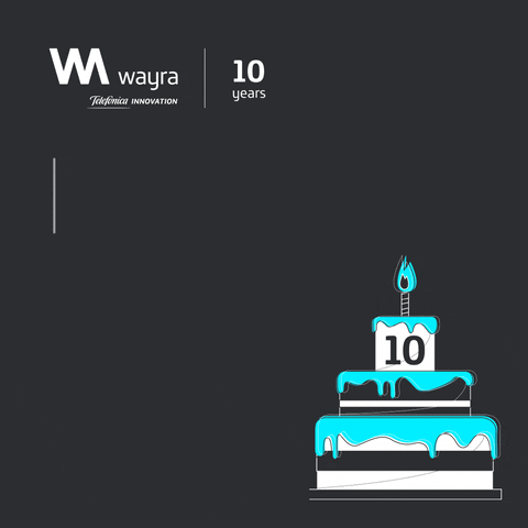 10 Years Celebration GIF by Wayra
