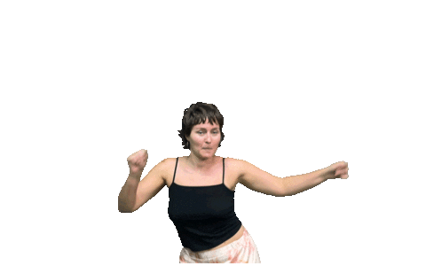 Happy Dance Sticker by DareDevil Improv Comedy