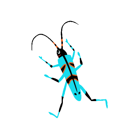 Snake Running Sticker by BABAUBA