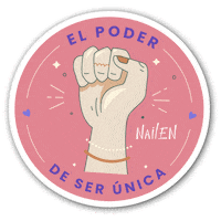 NAILENCOL mujer maquillaje fuerza poder Sticker