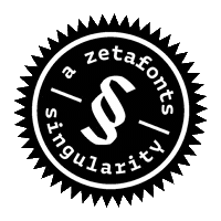 Logo Brand Sticker by Zetafonts - The Fonts Foundry