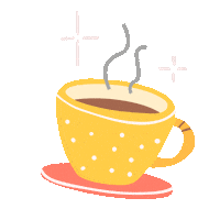 Coffee Time Drinking Sticker by The Influence Agency