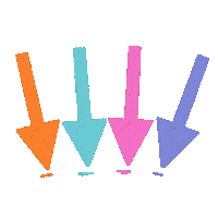 Arrow Click Sticker by THINKINIT
