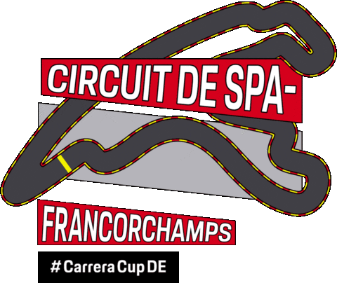 Spa-Francorchamps Racing Sticker by Porsche Carrera Cup Deutschland