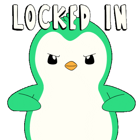 Locked In Spinning Sticker by Abster