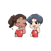Volunteer Sticker by Singapore Red Cross