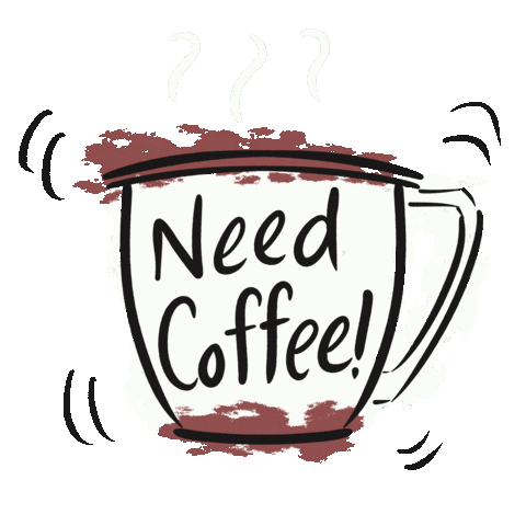 Coffee Morning Sticker