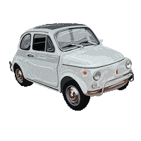 ribafuga car race fiat classic car Sticker