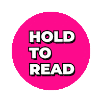 Hold To Read Sticker by Praktijk Plantaardig