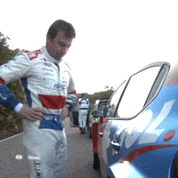 Stretching Warm-Up GIF by FIA European Rally Championship