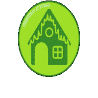 Gingerbread House Christmas Sticker by Fuego Church