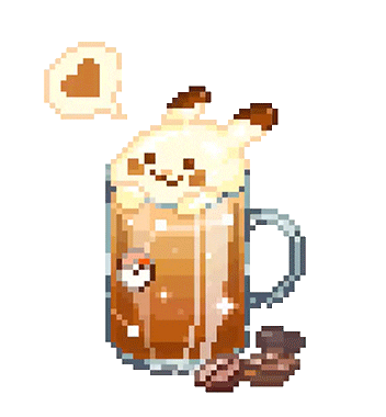 Emme_Doble giphyupload love coffee pokemon Sticker