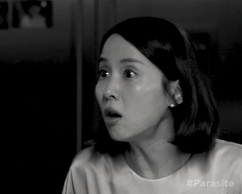 Shocked Black And White GIF by Madman Films