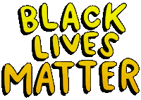 Black Lives Matter Blm Sticker by Sarah The Palmer
