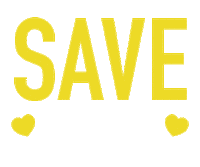 Save The Date Sticker by Fast Escova