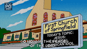 Episode 2 Church GIF by The Simpsons