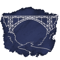 Müngstenerbrücke Sticker by Klingenstadt Solingen