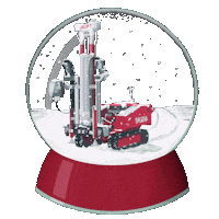 Christmas Illustration Sticker by Pagani Geotechnical Equipment