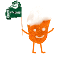 Happy Fried Chicken Sticker by PHUTURE Foods