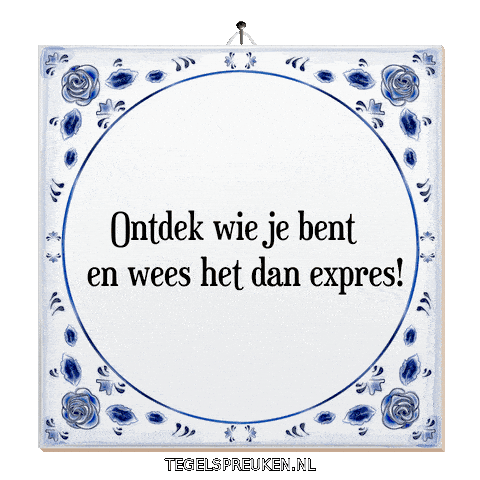 Nl Spreuk Sticker by Tegelspreuken.nl