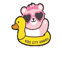 KidsCityHawaiiLLC happy fun family play Sticker