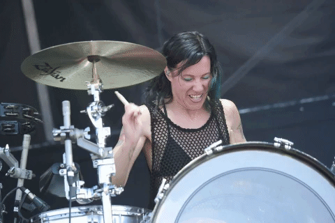 matt and kim drummer GIF