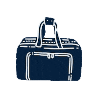 Carry On Bag Sticker by Nomad Lane