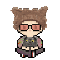Cat Pixel Sticker