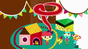 olobobtop happy fun animation tv GIF
