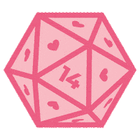 Dice D14 Sticker