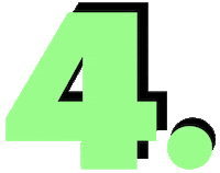 dlfnova numbers four count vier Sticker