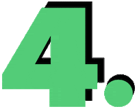 dlfnova numbers four count vier Sticker