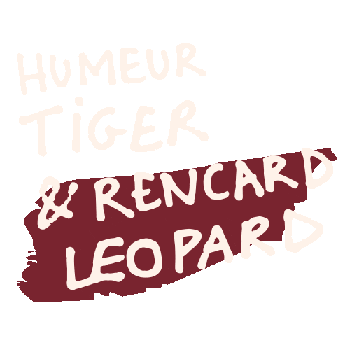 Tiger Savage Sticker by Ginger Box