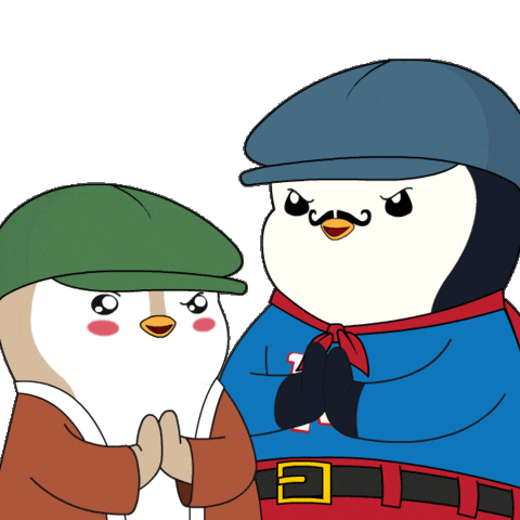 Laugh Plotting Sticker by Pudgy Penguins