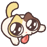 고양이 메롱 Sticker