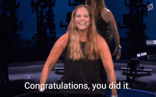Congratulations Good Job GIF by Peloton