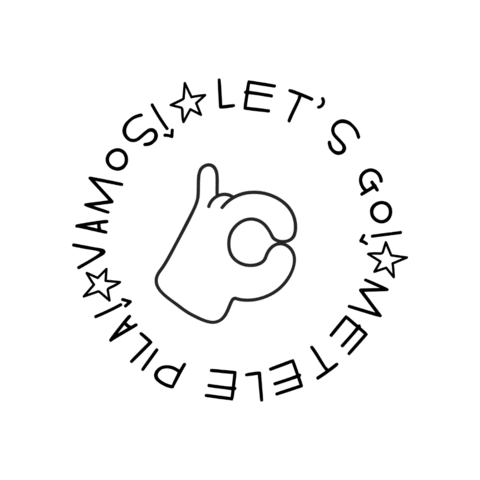Lets Go Sticker
