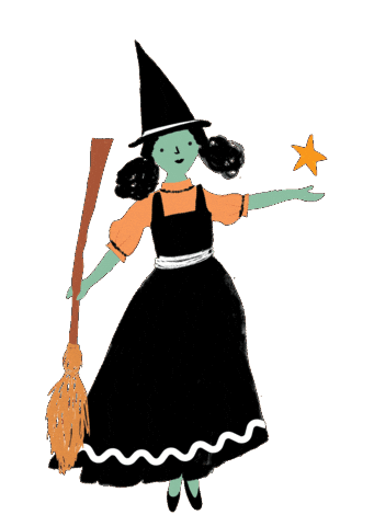 Star Witch Sticker by Meri Meri