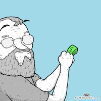 porkyisland money throw ada charles GIF