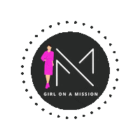 Onamission Girl On A Mission Sticker by BossLady Bio