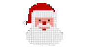 Santa Clause Christmas Sticker by OpticalArtInc.